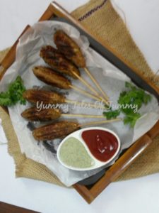 Sprouted Kala Chana Seekh Kababs