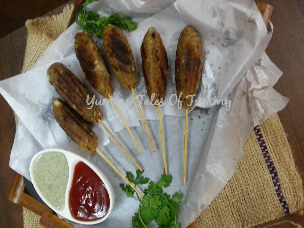 You are currently viewing Sprouted Kala Chana Seekh Kababs