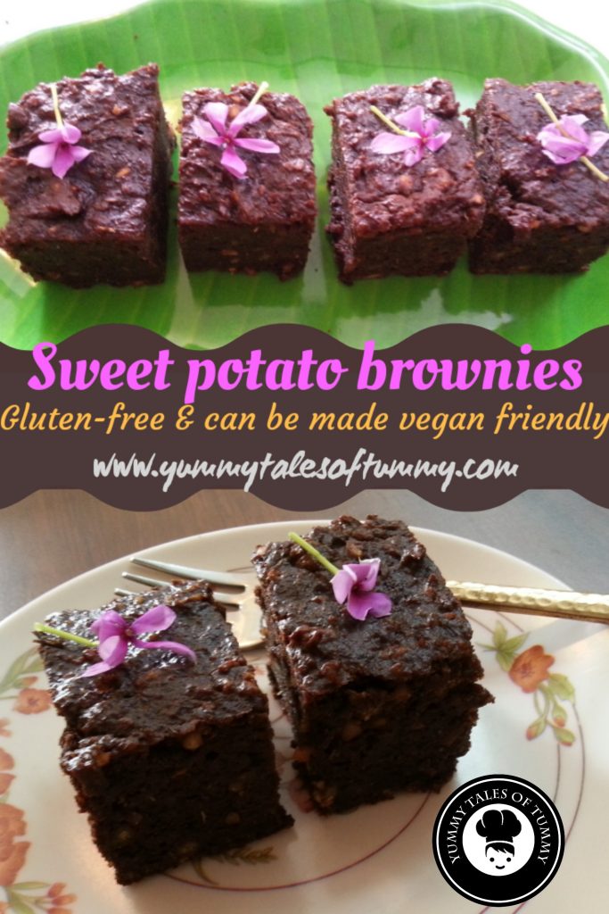 Grain free Sweet Potato Brownies