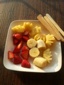 Chopped fruits