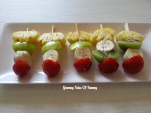 Fruits on sticks