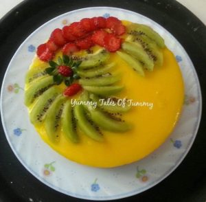 Read more about the article Virgin Pina colada no bake Eggless Cheesecake