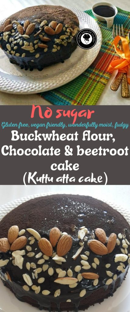 Buckwheat flour Chocolate beetroot cake