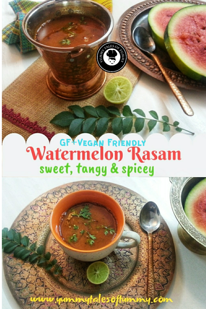 Watermelon rasam recipe