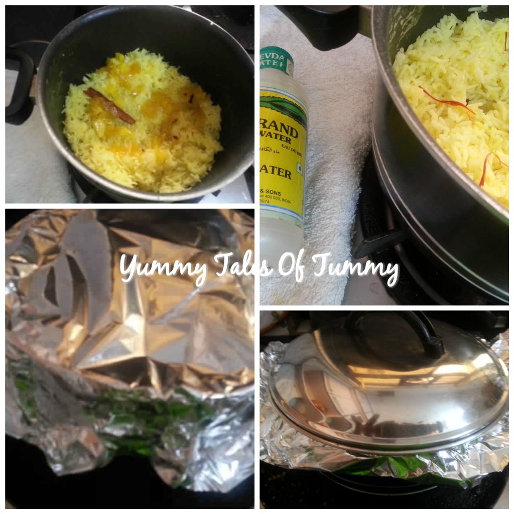 Pineapple Zarda recipe Sweetened Rice Yummy Tales Of Tummy