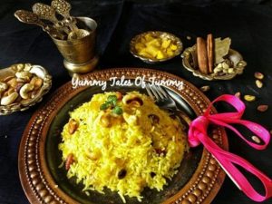 Read more about the article Pineapple Zarda recipe | Sweetened Rice