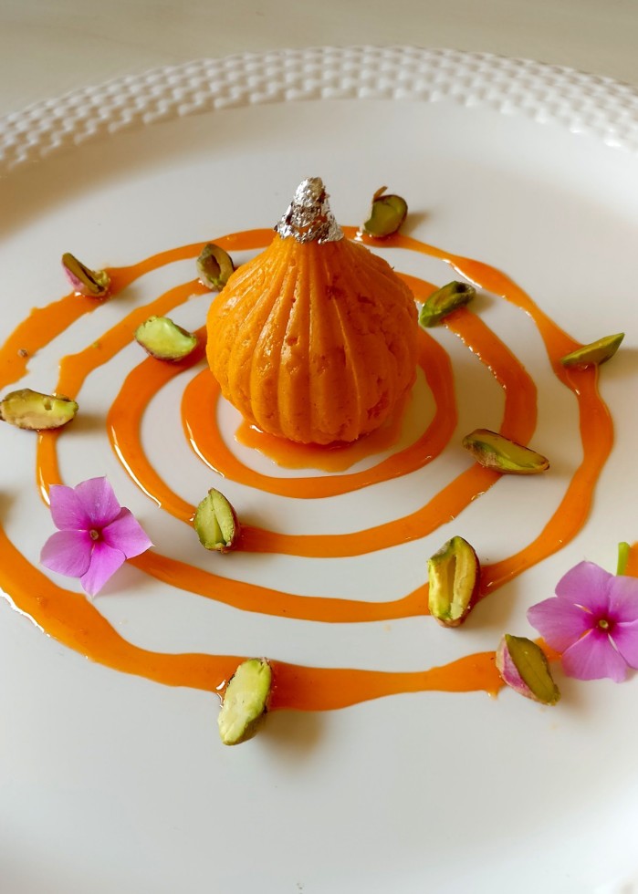 Gajar Halwa Mousse | Carrot Halwa Mousse