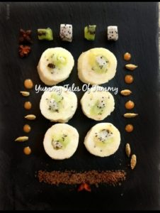 Read more about the article Fruit Sushi Recipe (Frushi) | Rice kheer Sushi