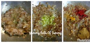 Making process of soyabean chunks curry Recipe 