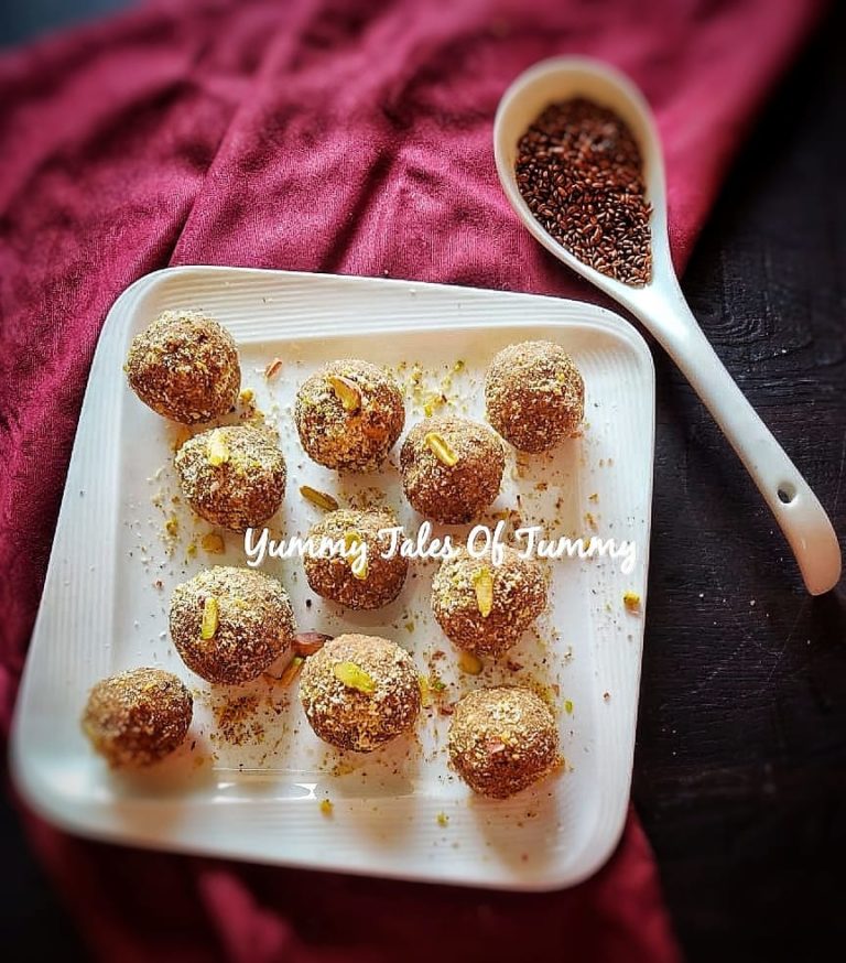 Alsi Pinni Recipe Flaxseed Ladoo Alsi Ke Laddu Yummy Tales Of Tummy 9830