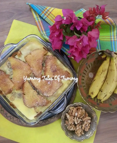 You are currently viewing Banana bread pudding Recipe