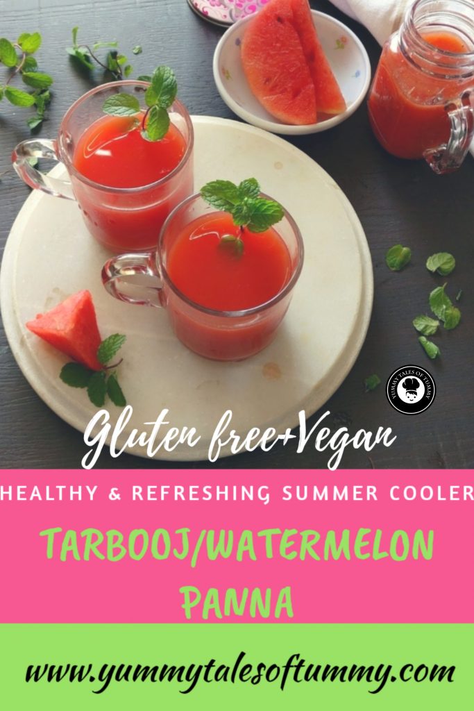 Tarbooj Panna | Watermelon summer cooler