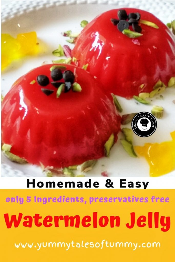 Watermelon jelly | Homemade Watermelon jelly pin 1