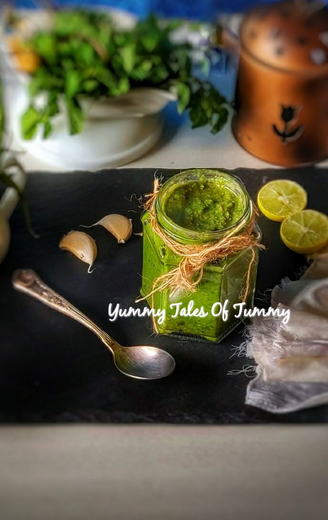 Green Chutney Recipe Dhania Pudina Chutney Yummy Tales Of Tummy