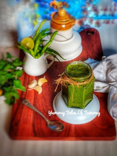 You are currently viewing Green Chutney Recipe | Dhania Pudina Chutney
