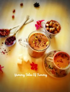 Kashmiri Chai | Kashmiri pink tea | Noon chai
