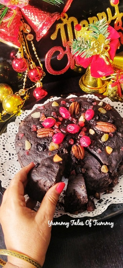 christmas cake recipe | eggless christmas fruit cake | kerala plum cake