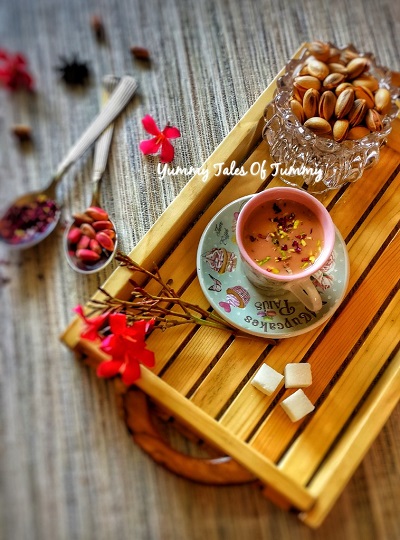 You are currently viewing Kashmiri Chai | Kashmiri pink tea | Noon chai