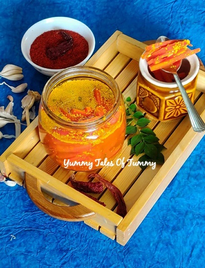 You are currently viewing Carrot pickle | Zero oil Gajar ka achaar