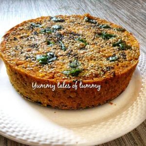 Sprouted moong handvo | Gujarati Handva recipe