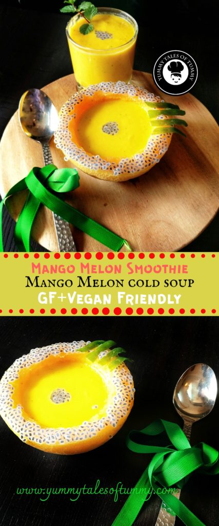 Mango melon smoothie