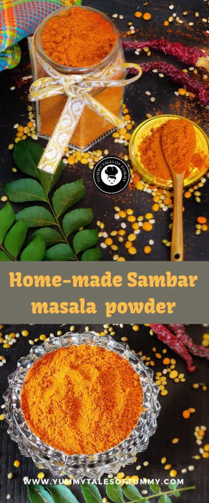 Sambar powder | Homemade Sambar masala