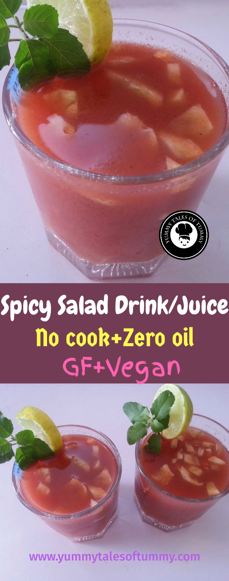 Salad Drink Spicy salad juice Yummy Tales Of Tummy