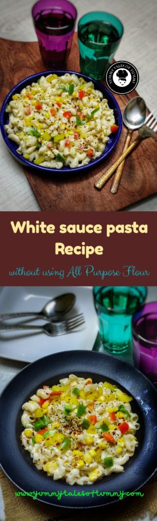 White sauce pasta (maida free)
