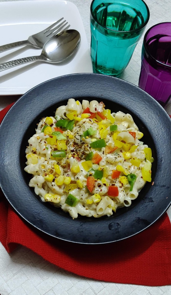 White sauce pasta (Maida free)