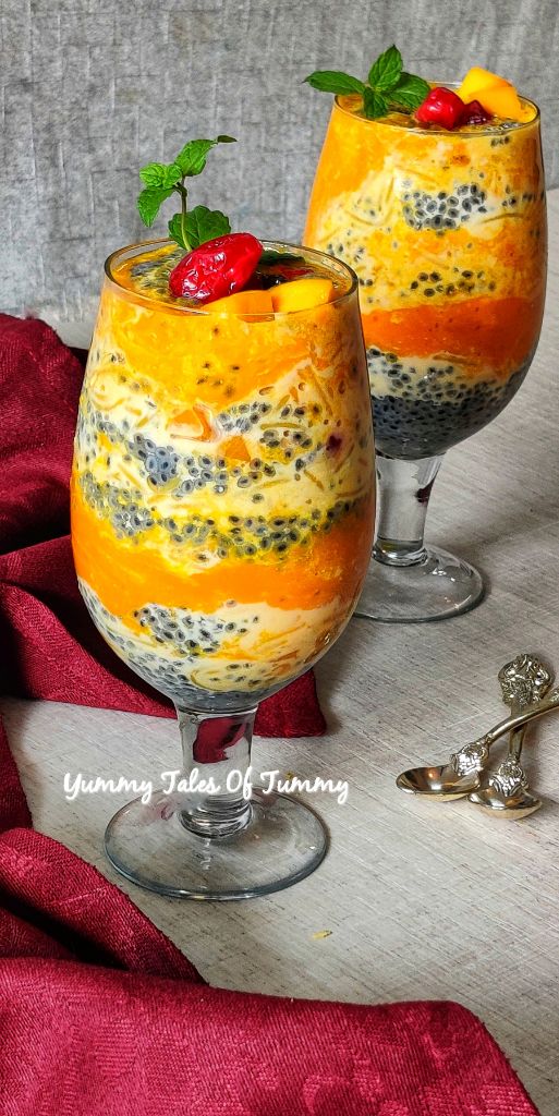 Mango Falooda Recipe | How to make indian dessert Falooda - Yummy Tales ...