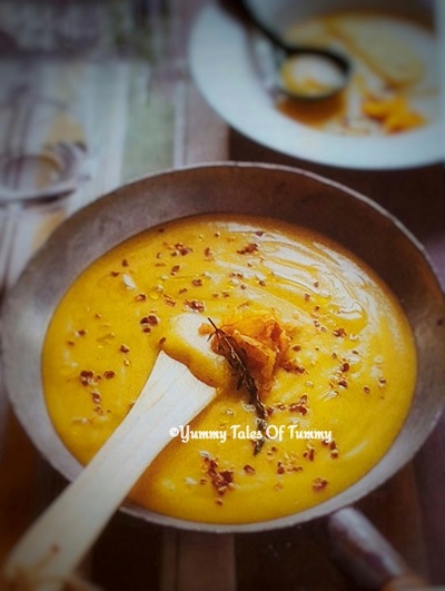 You are currently viewing Roasted Pumpkin soup | Peele kaddu ka soup