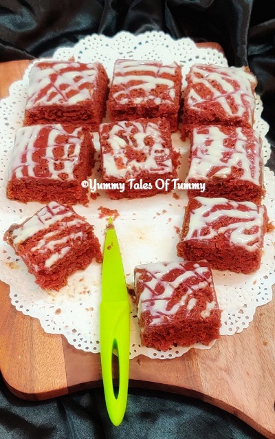 You are currently viewing Eggless Red velvet cake | Red velvet cake