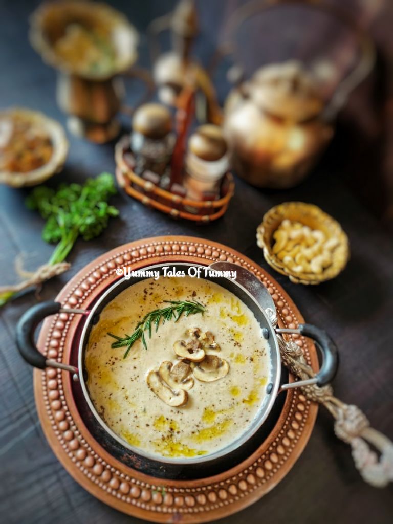Best Mushroom Soup Recipe - Yummy tales of tummy