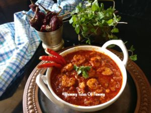 Prawns Balchao | Goan Prawns pickle Recipe