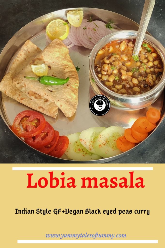 Lobia masala sabzi | Black eyed peas curry | Sukhi Chawli sabzi