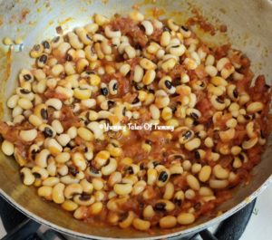 Lobia masala sabzi | Black eyed peas curry