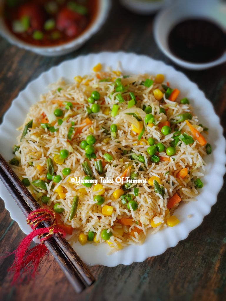 Vegetable Fried Rice Recipe | Chinese Fried Rice | Veg Fried Rice ...