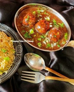 Read more about the article Veg Manchurian Recipe 2 ways |  Veg Manchurian Gravy And Dry