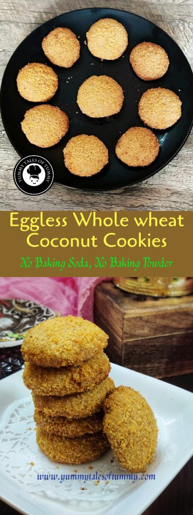 Eggless Coconut Cookies | Coconut Cookies