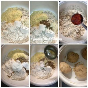 Baked Multigrain savory crackers Recipe