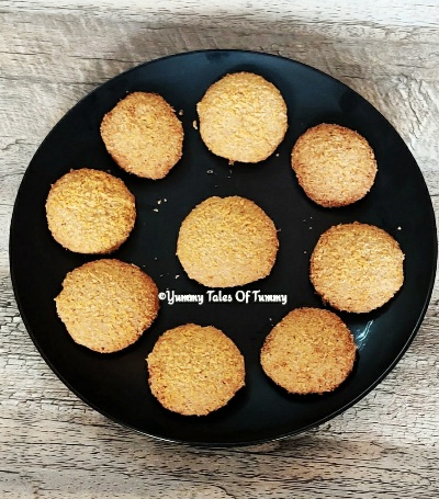 Eggless Coconut Cookies | Coconut Cookies