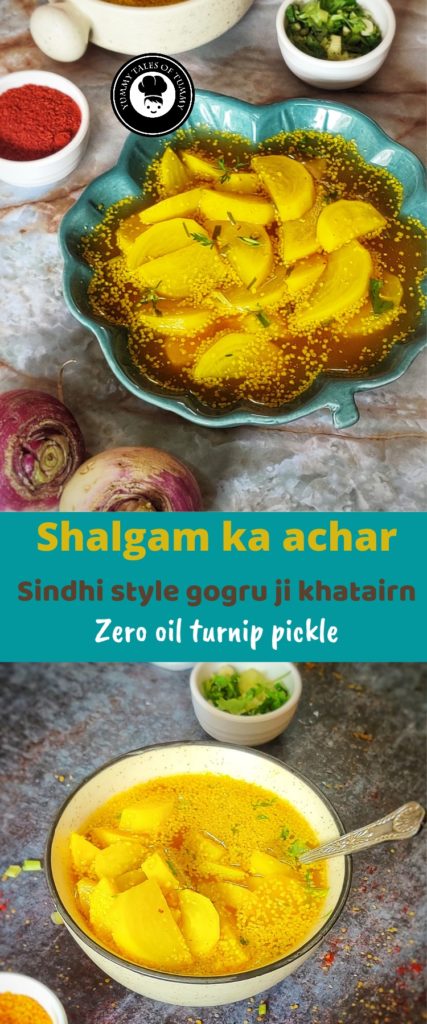 Shalgam ka achar | Zero oil turnip pickle