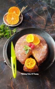 Eggless orange cake Recipe 
