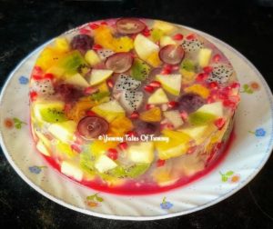 Read more about the article Fruit Jelly cake Recipe | Jelly fruit cake Recipe