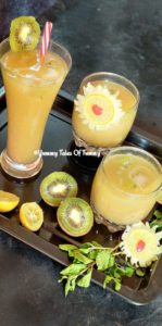 Easy 5 minute Kiwi Lemonade recipe