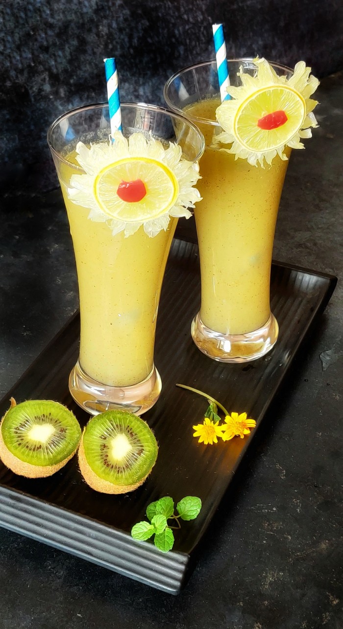 Easy 5 minute kiwi lemonade recipe