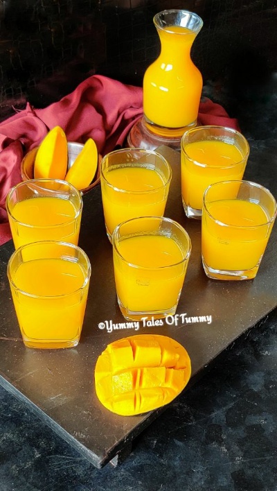 You are currently viewing 4 ingredient Mango Frooti Recipe | Mango Fruity