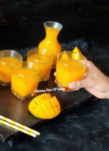 4 ingredient Mango Frooti Recipe | Mango Fruity