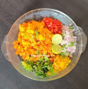 Ingredients shown in a glass bowl