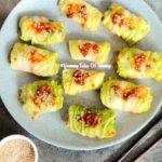 Chinese Steamed Cabbage Rolls (Vegetarian)